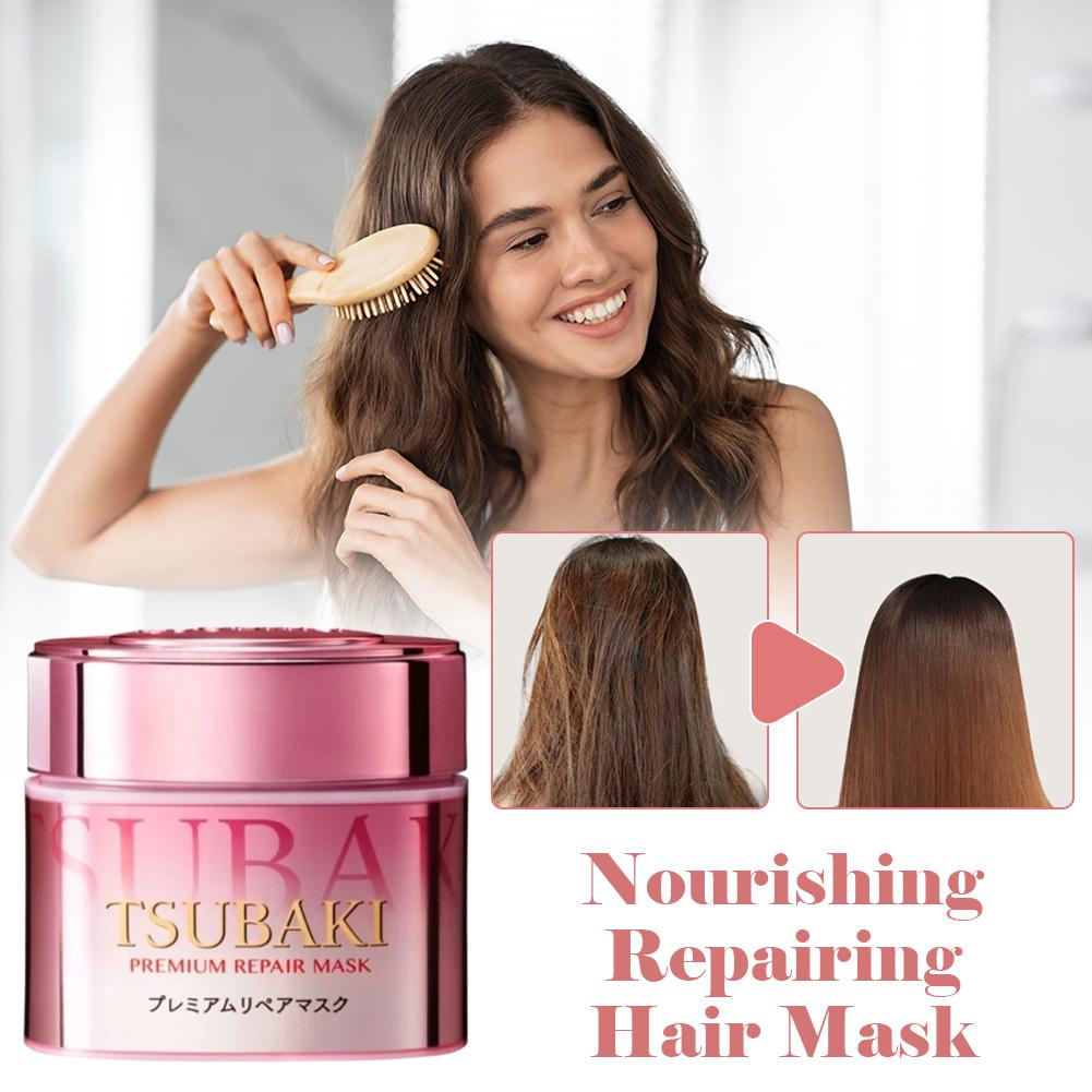 Hair Care Tsubaki - ツバキ リペアリング ヘアマスク 180g スムージング 栄養補給
