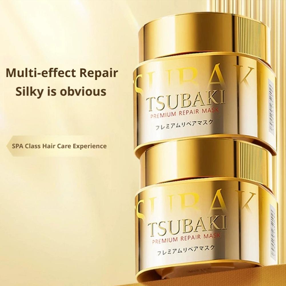 Hair Care Tsubaki - TSUBAKI 栄養ヘアマスク 180g ダメージヘア、パーマ、カラーリング後の髪を補修・滑らかにし、くせ毛を抑えます サロントリートメント ヘアケア