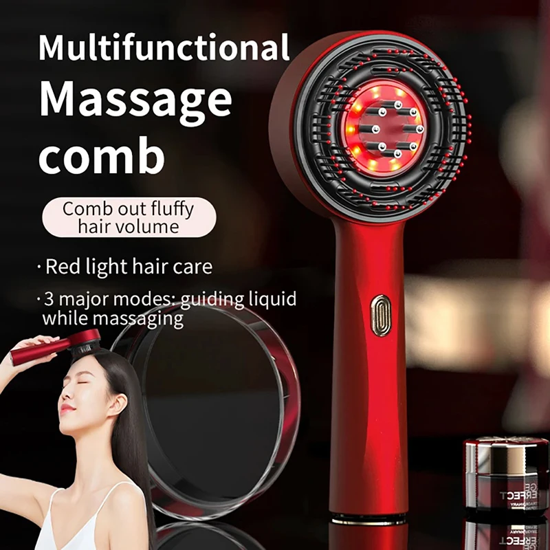 電動振動マッサージコームヘアケアブラシ頭皮オイルアプリケータ - Hair Care For Hair Growth のレビューと価格