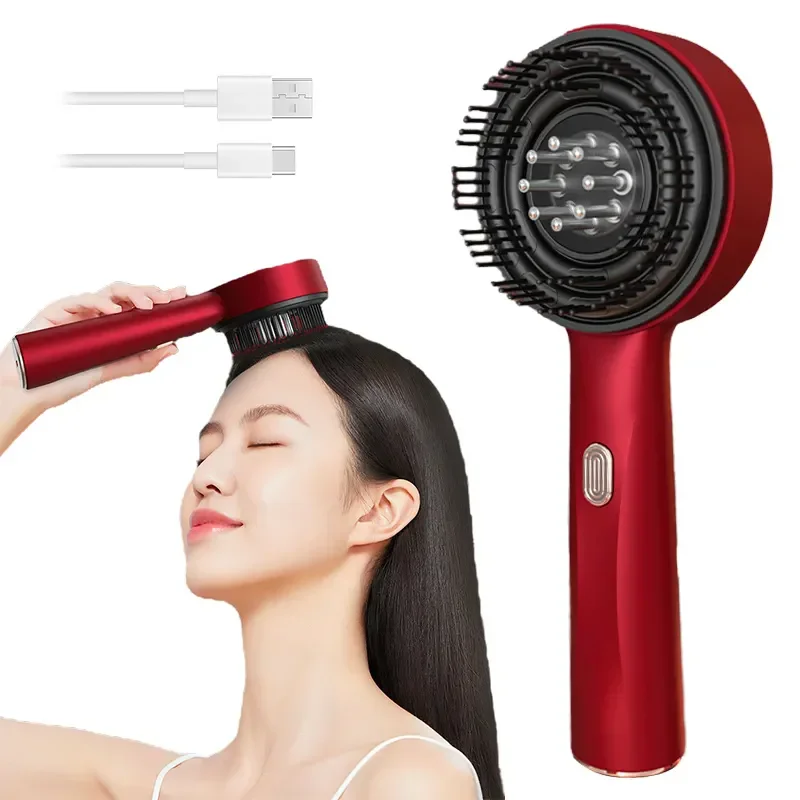 電動振動マッサージコームヘアケアブラシ頭皮オイルアプリケータ - Hair Care For Hair Growth のレビューと価格