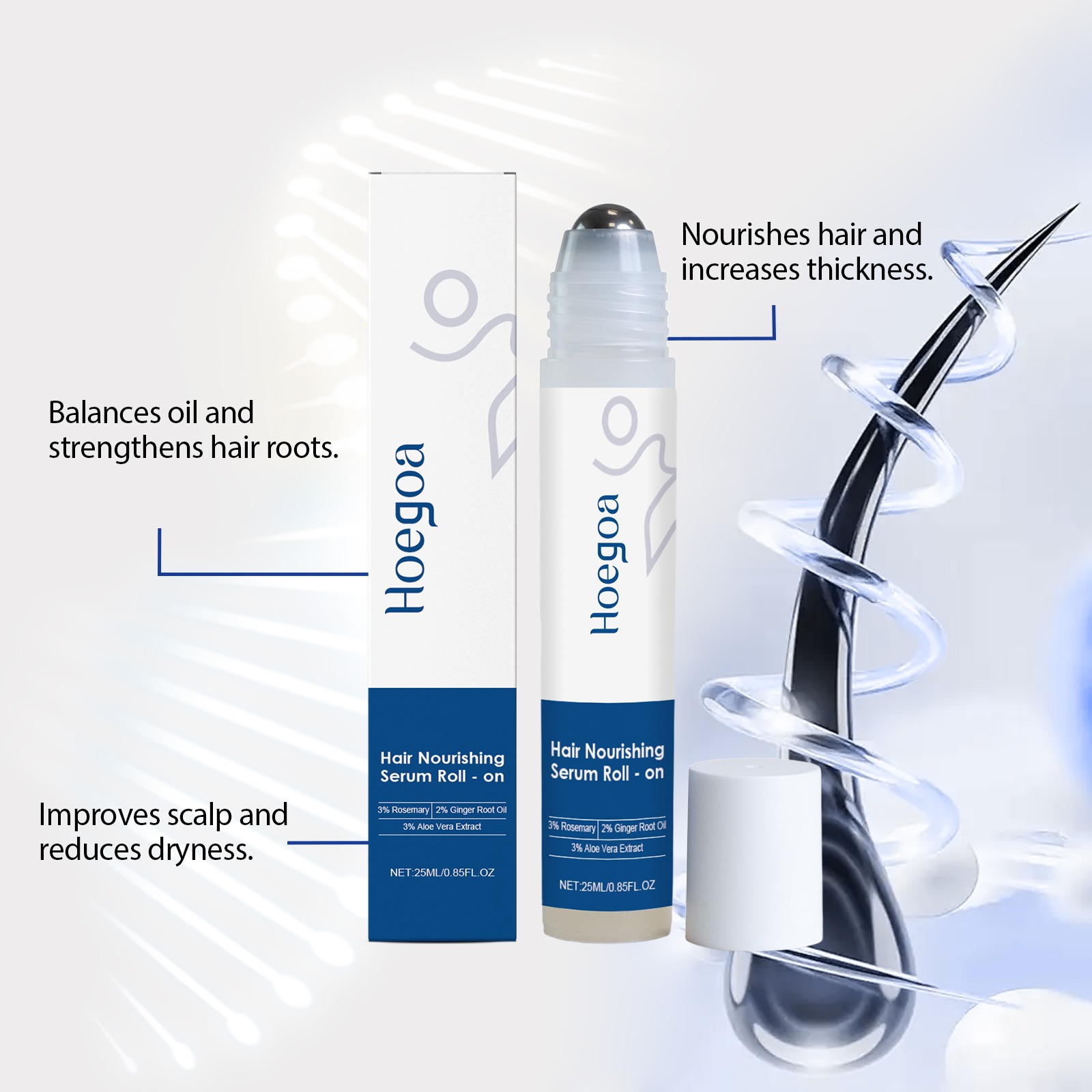 ローズマリー育毛ローラーエッセンス 頭皮の健康を改善 毛包の - Hair Care For Hair Growth のレビューと価格
