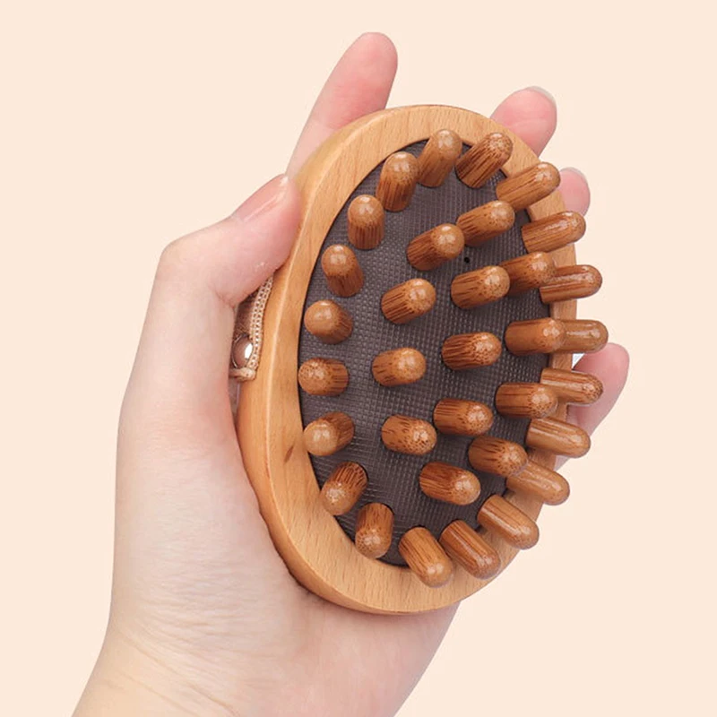アンチセルライトマッサージブラシ,木製エッセンシャルオイルマ - Hair Care Essential Oil のレビューと価格