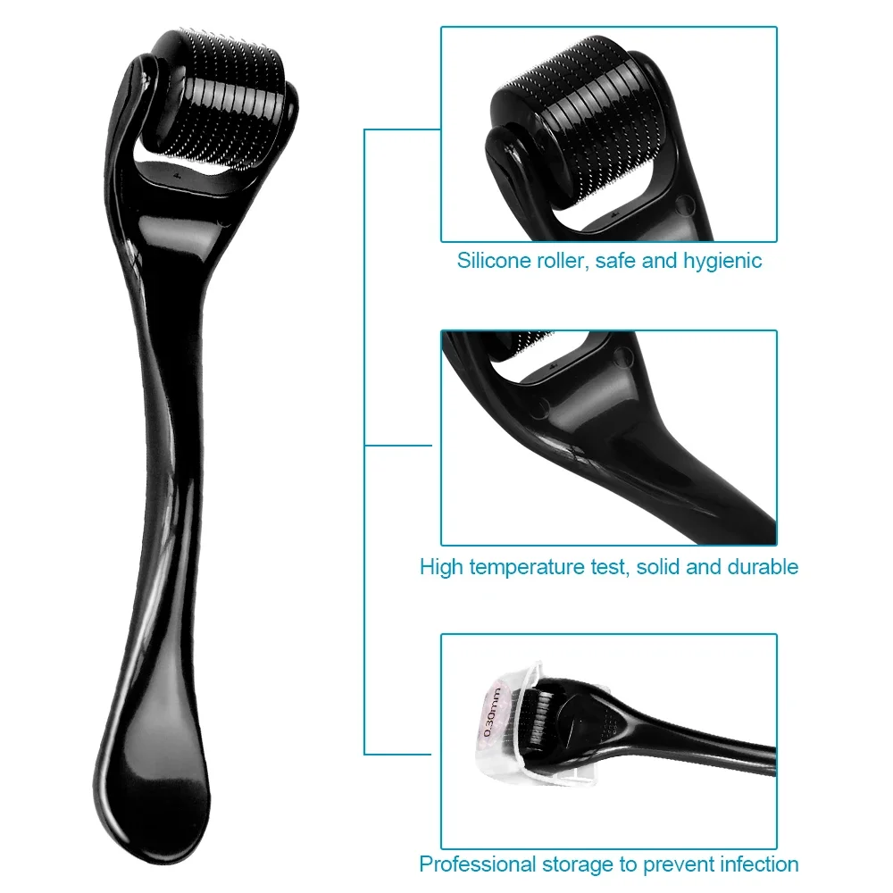 540本の針が付いた顔と体の毛の成長促進用ダーマローラー、肌 - Hair Care For Hair Growth のレビューと価格