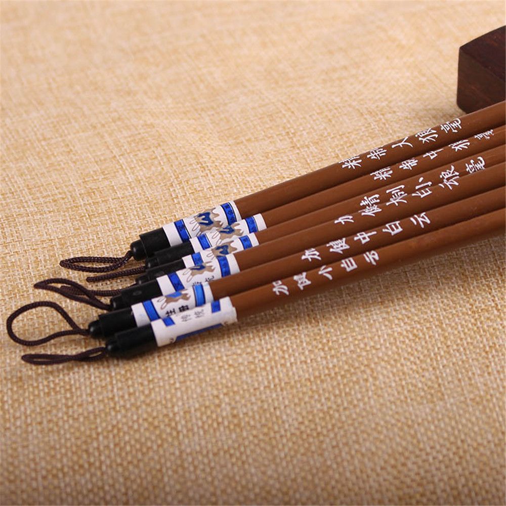 実用的な絵筆 竹製練習用筆 狼毛伝統的な中国書道筆 - Bamboo Hair Brush のレビューと価格