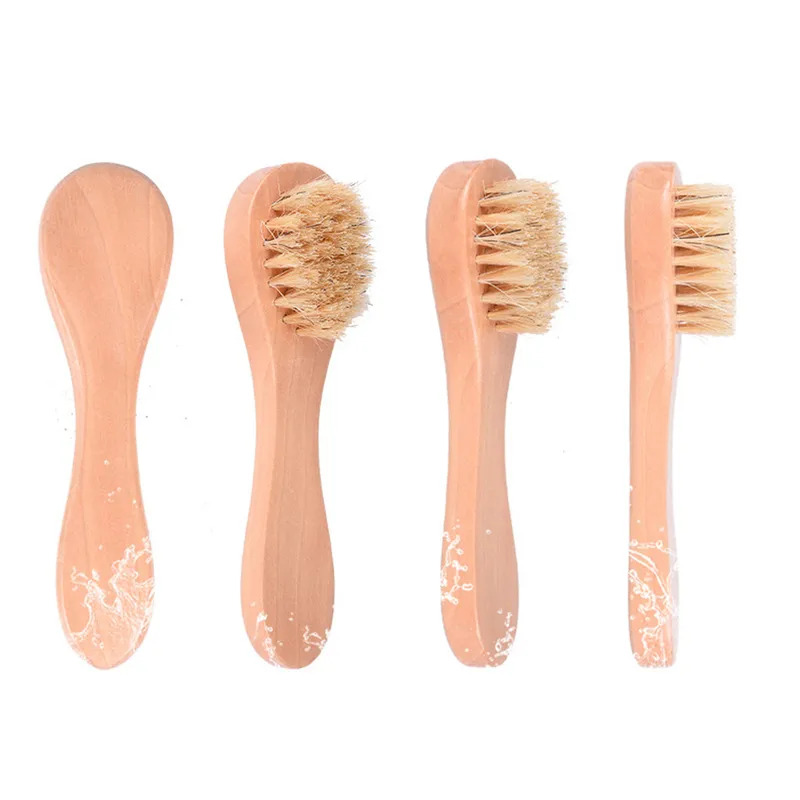 1-6 個角質除去ブラシ洗顔ブラシ竹馬毛洗顔マッサージフェイ - Bamboo Hair Brush のレビューと価格