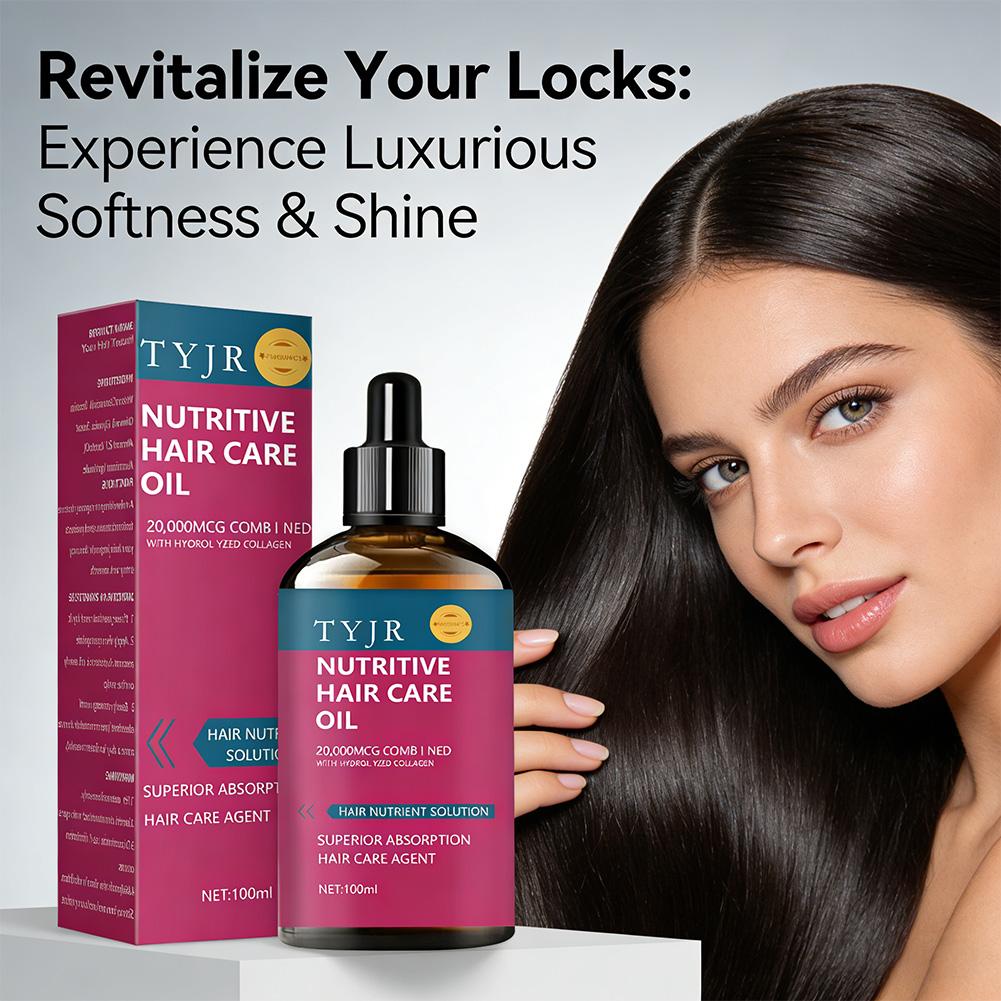 栄養コラーゲンヘアケアエッセンシャルオイル育毛純粋な髪の輝き - Hair Care Essential Oil のレビューと価格
