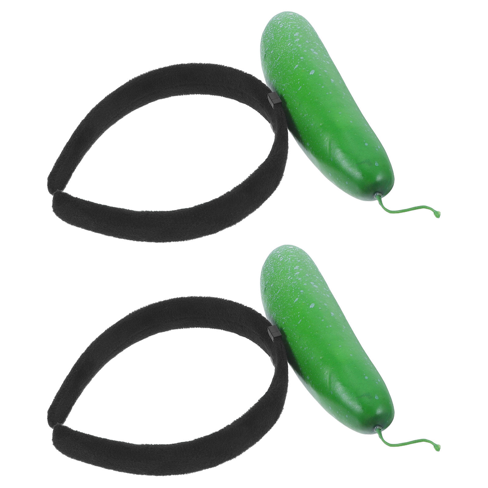 2個セット コスチュームキュウリヘッドバンド 面白い野菜ヘア - Hair Care Vegetables のレビューと価格