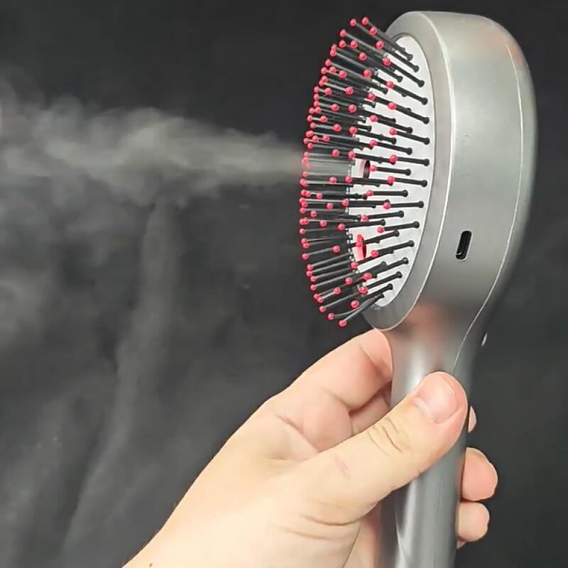 デジタル電動振動赤色光マッサージコームヘアケアスプレーマッサ - Hair Care Essential Oil のレビューと価格
