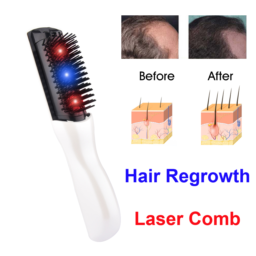 電気レーザー育毛コーム抗脱毛治療赤外線振動ヘアブラシケアマッ - Hair Care For Hair Growth のレビューと価格