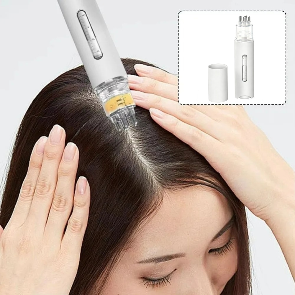 ヘアオイルアプリケーター頭皮マッサージコーム液体導入ミニコー - Hair Care Essential Oil のレビューと価格